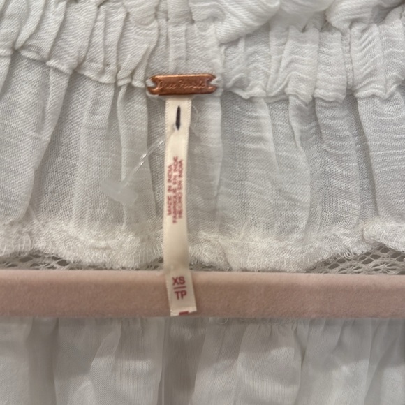 Free people Magdalia white/cream maxi dress size XS - Picture 9 of 11